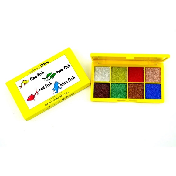 Revolution X Dr. Seuss Eye Shadow Palette One Fish Two Fish Red Fish Blue Fish - Picture 6 of 6